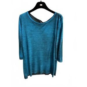 NEW AVANT TOI maglia barchetta m/3/4 micromodal in turquoise